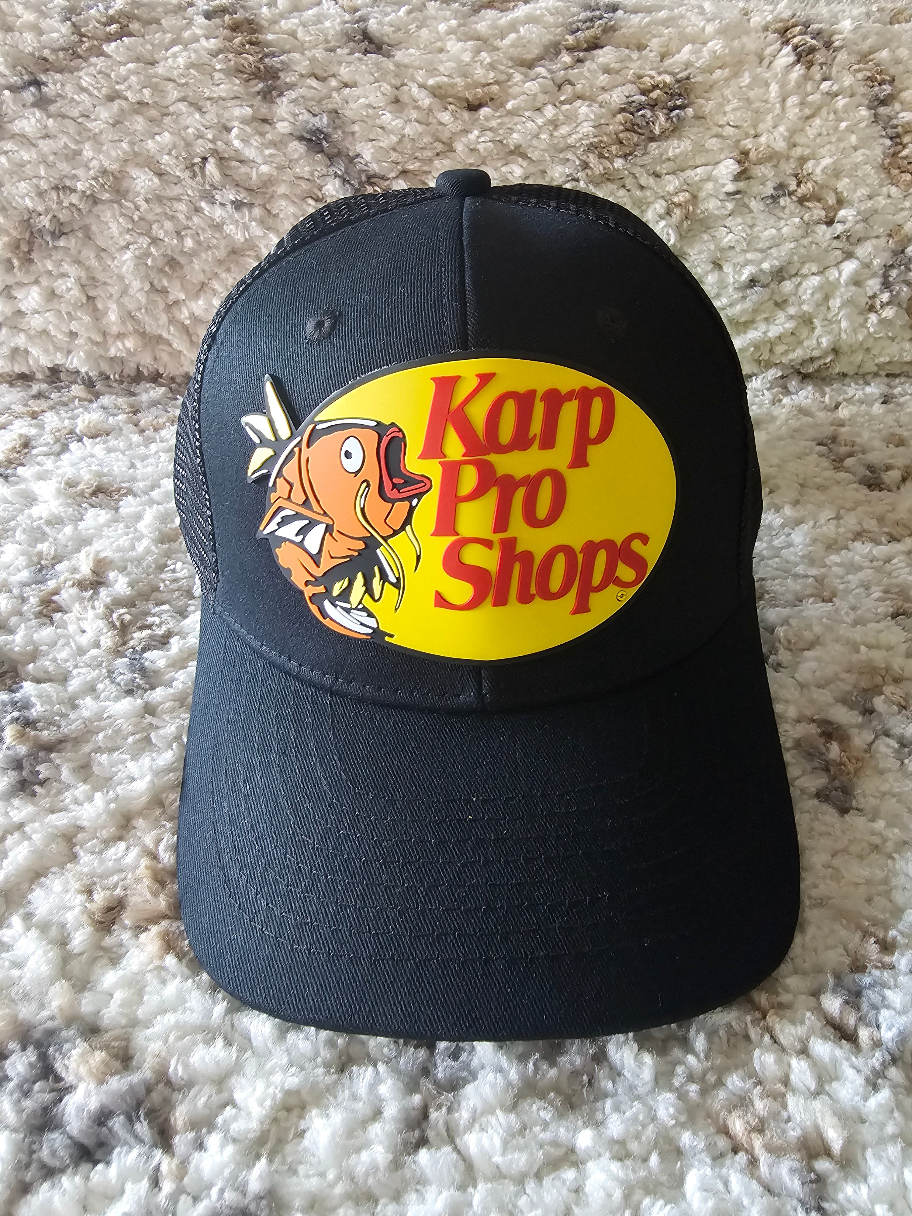 Pokémon "Karp Pro Shops" PVC Patch Trucker Hat.