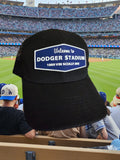 Los Angeles Dodgers "Dodger Stadium" PVC Patch Trucker Hat.