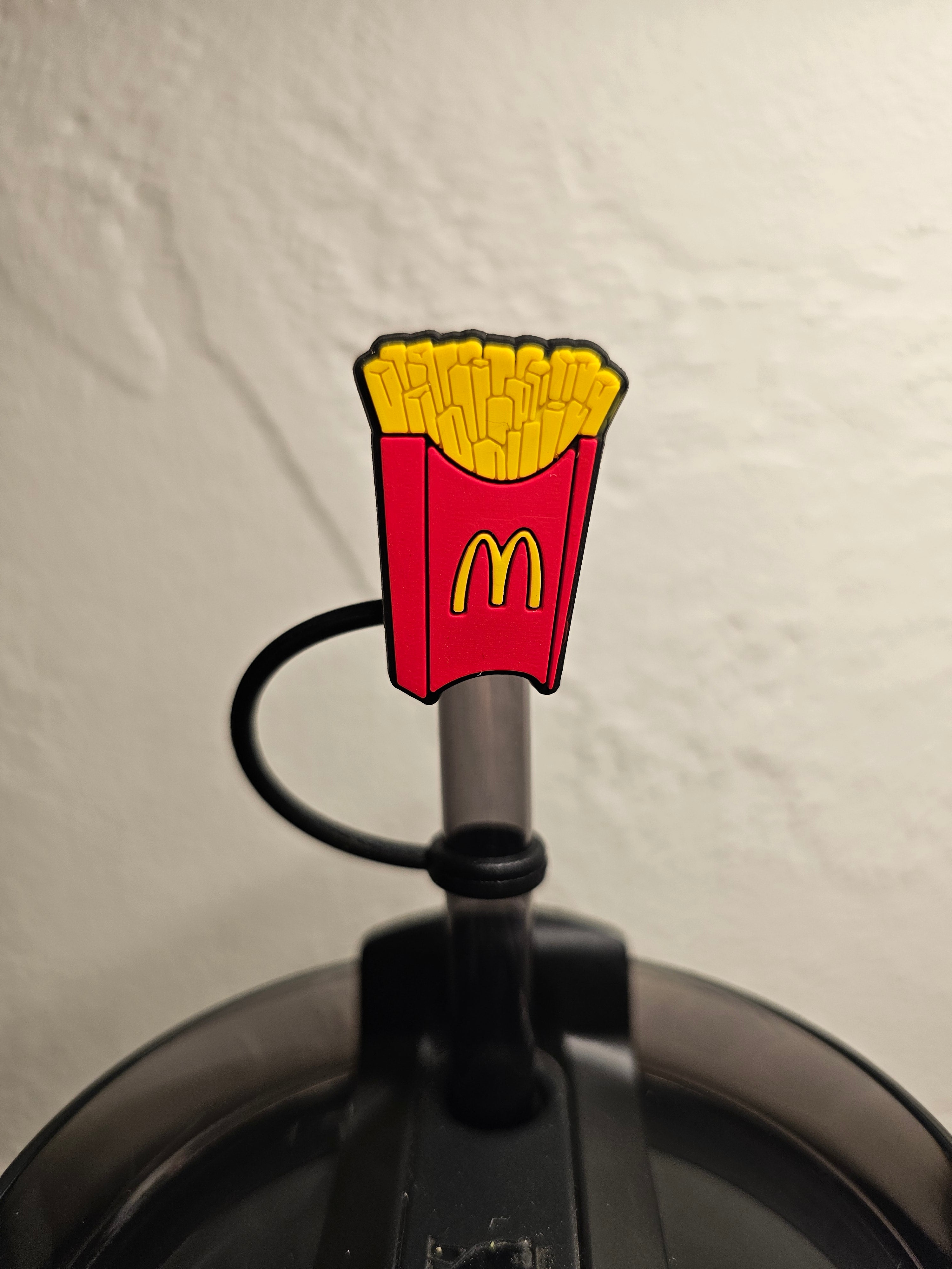 McDonald's Straw Toppers. 10mm Straw Opening. 2 Pack.