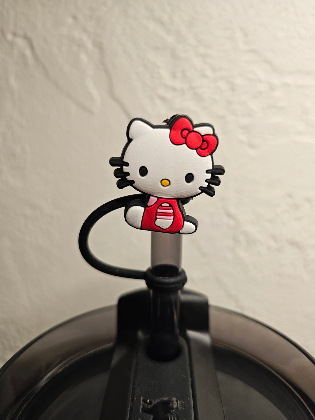 Hello Kitty Kawaii Straw Toppers. 10mm Straw Opening. 5 Pack.