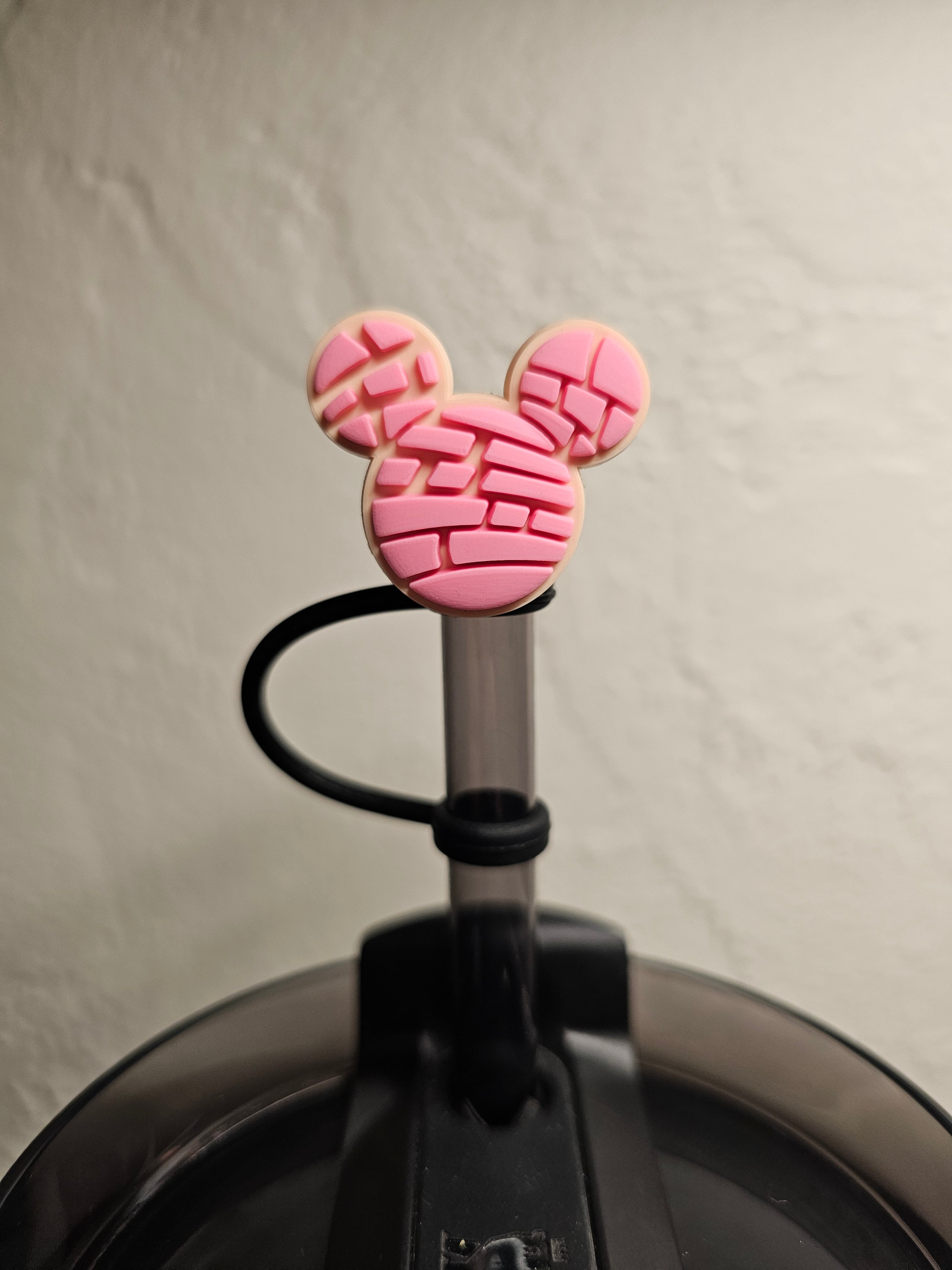 Concha Sweet Bread Straw Toppers. 10mm Straw Opening. 3 Pack.