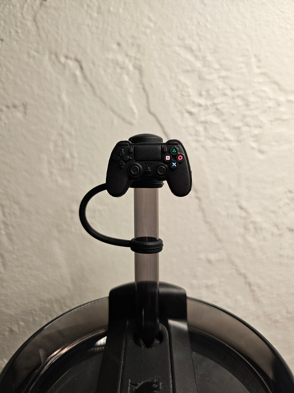 Video Game Console Controller Straw Toppers. 10mm Straw Opening. 2 Pack.