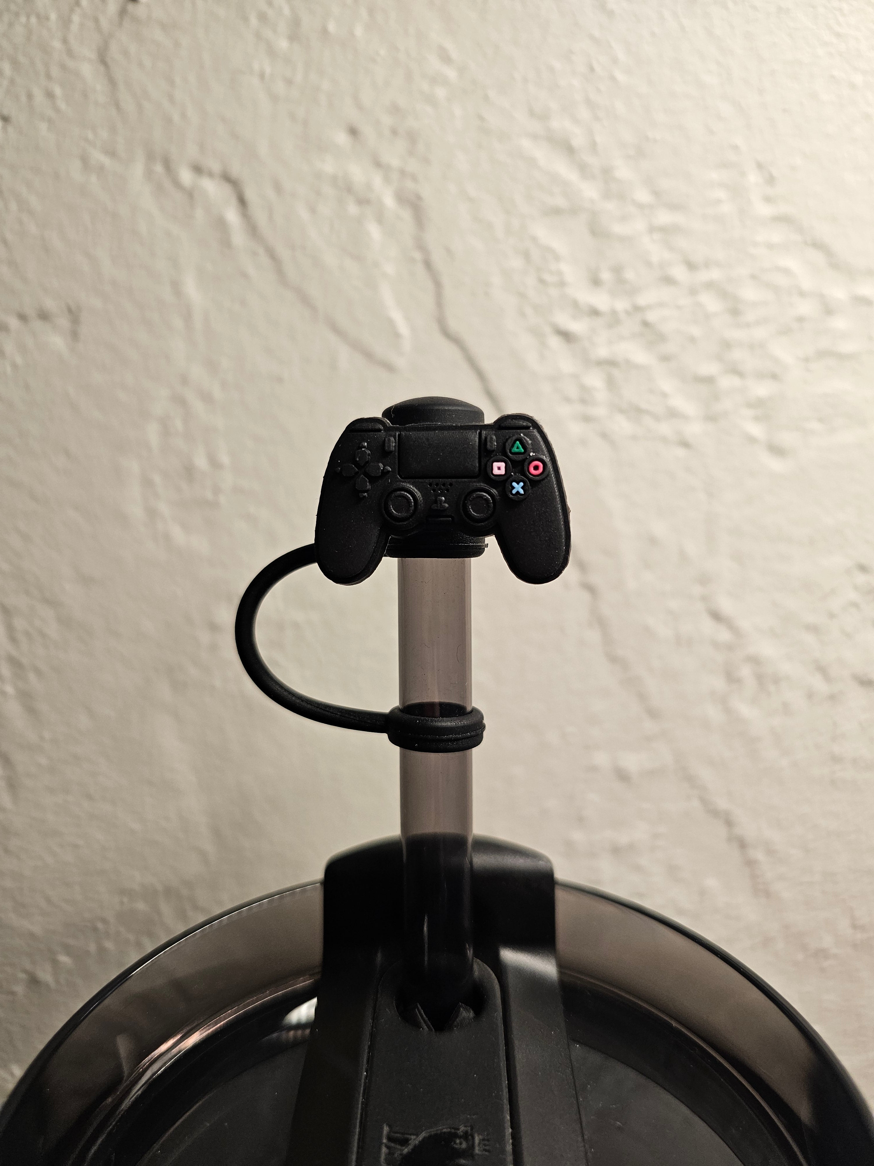 Video Game Console Controller Straw Toppers. 10mm Straw Opening. 2 Pack.