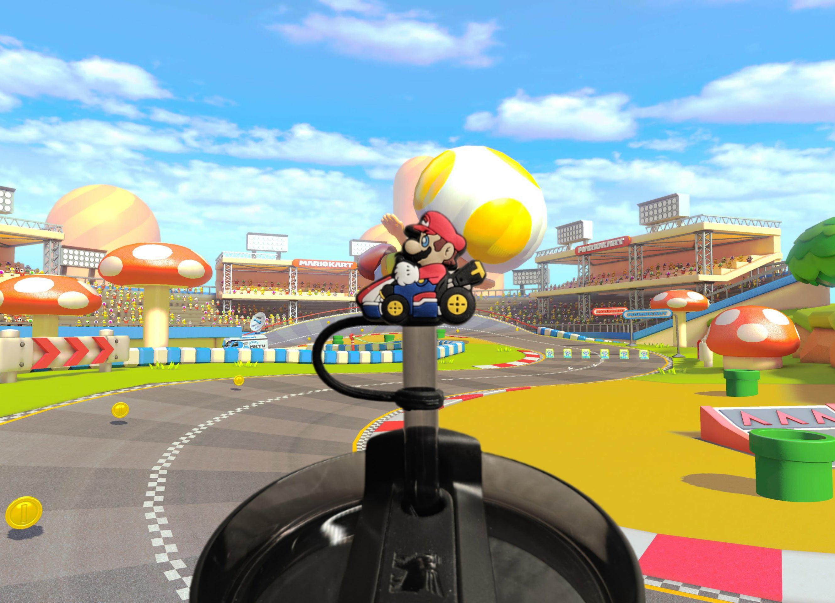 Super Mario Kart Straw Topper. 10mm Straw Opening.