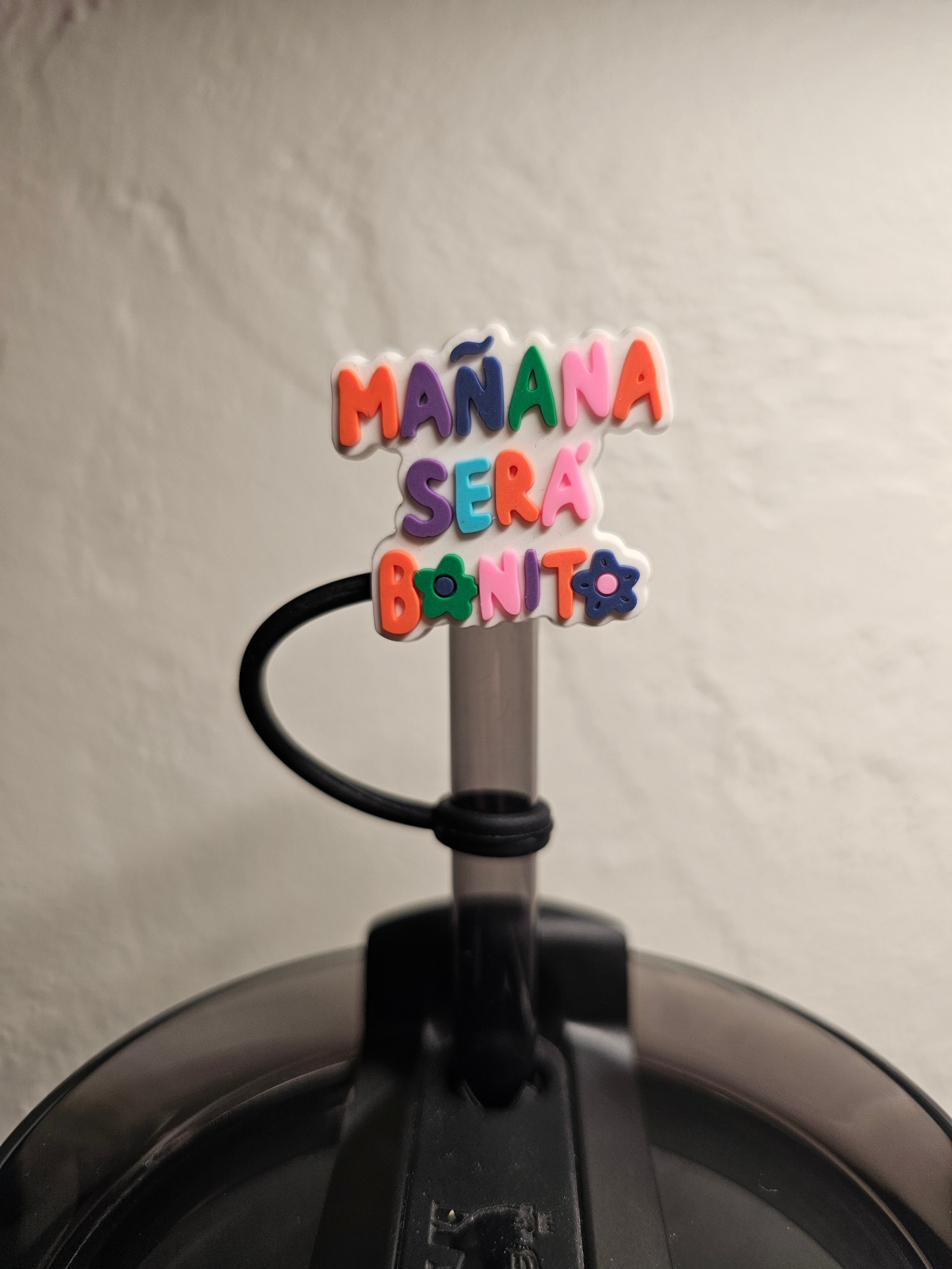 Karol G Straw Toppers. 10mm Straw Opening. 2 Pack.