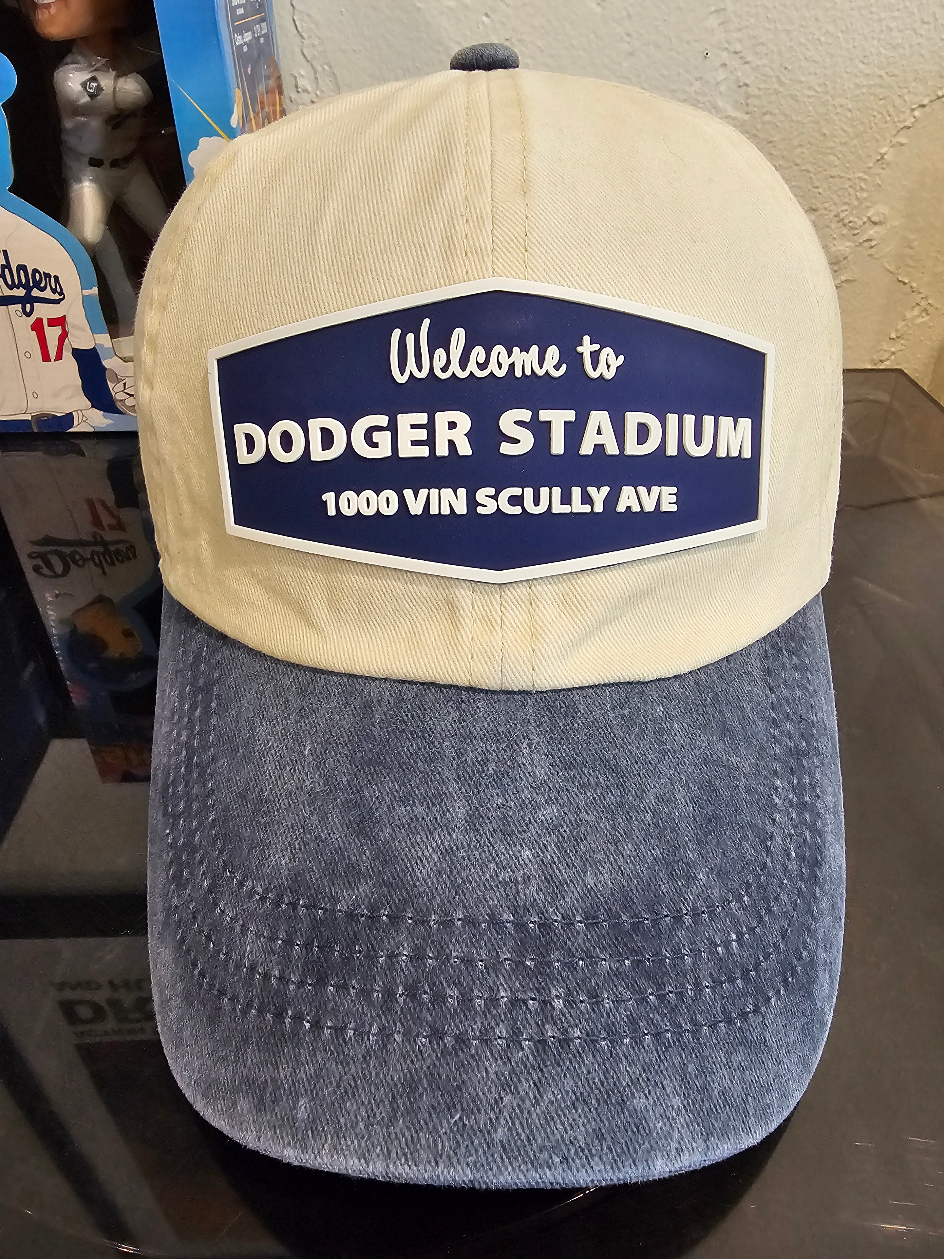 Los Angeles Dodgers "Dodger Stadium" PVC Patch Dad Hat.
