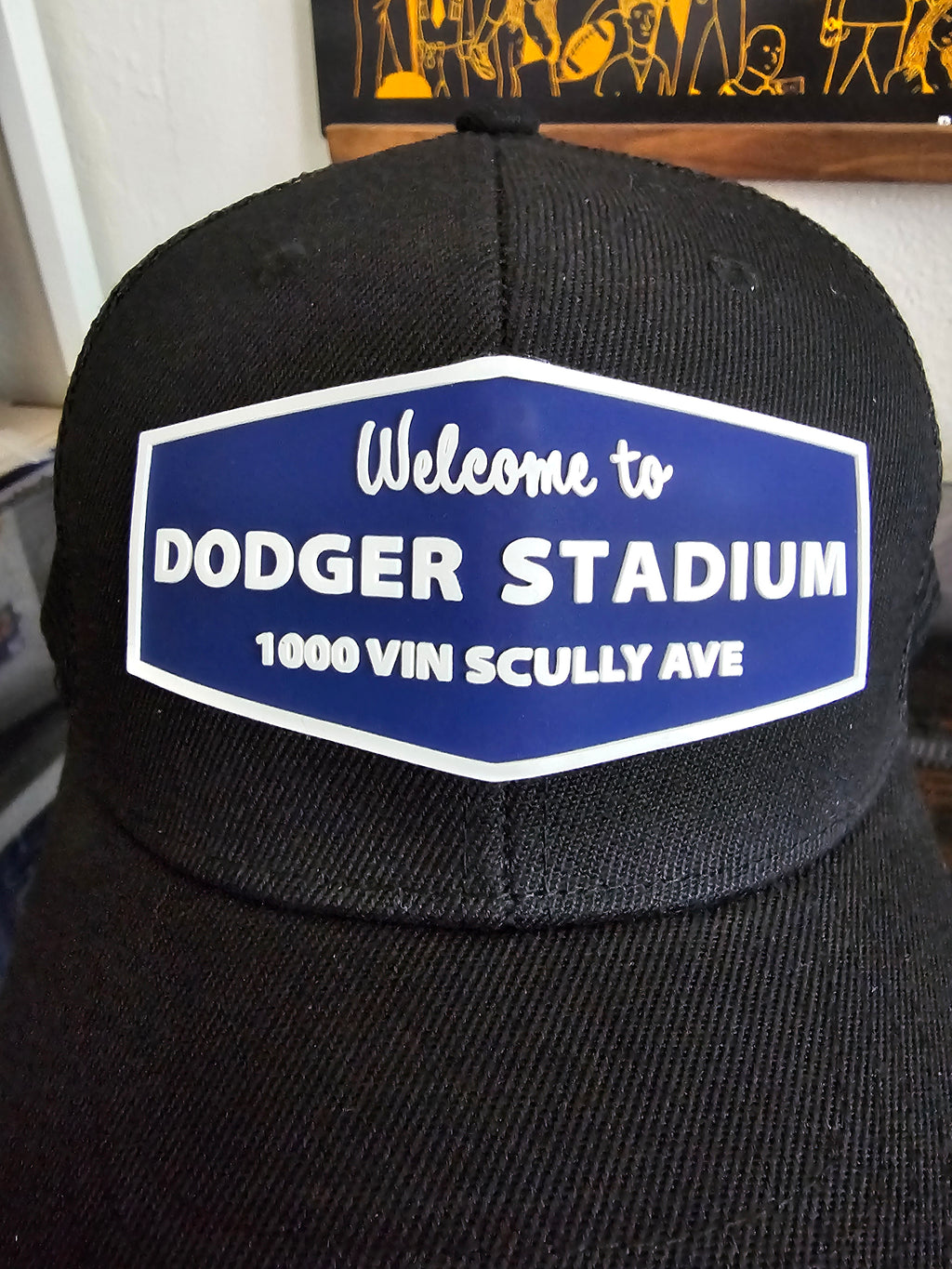 Los Angeles Dodgers "Dodger Stadium" PVC Patch Trucker Hat.