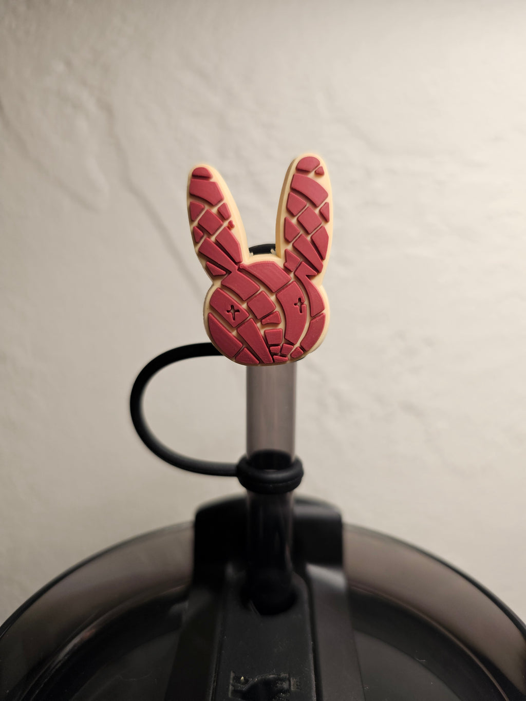 Concha Sweet Bread Straw Toppers. 10mm Straw Opening. 3 Pack.