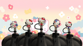 Hello Kitty Kawaii Straw Toppers. 10mm Straw Opening. 5 Pack.