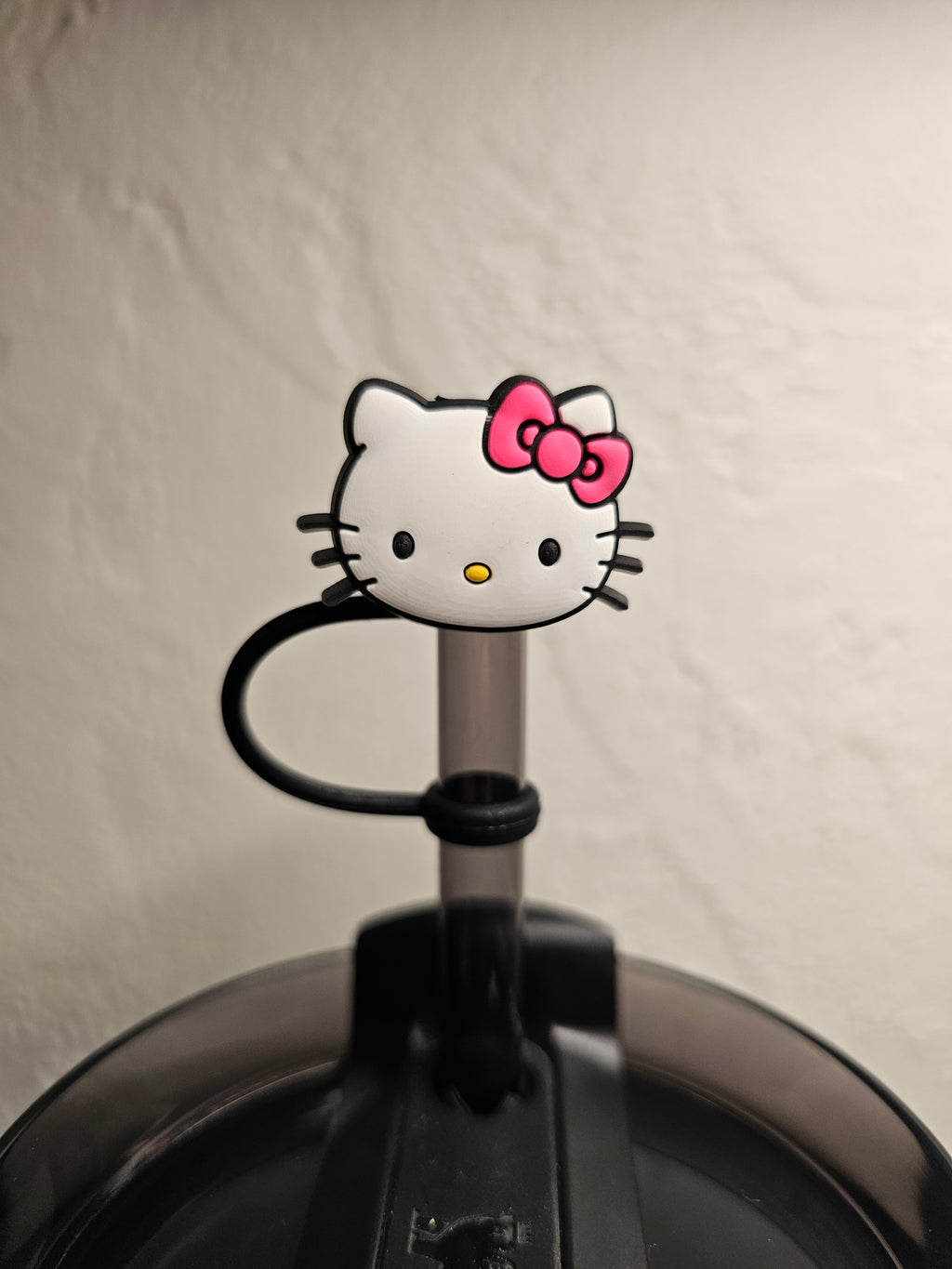 Hello Kitty Kawaii Straw Toppers. 10mm Straw Opening. 3 Pack.