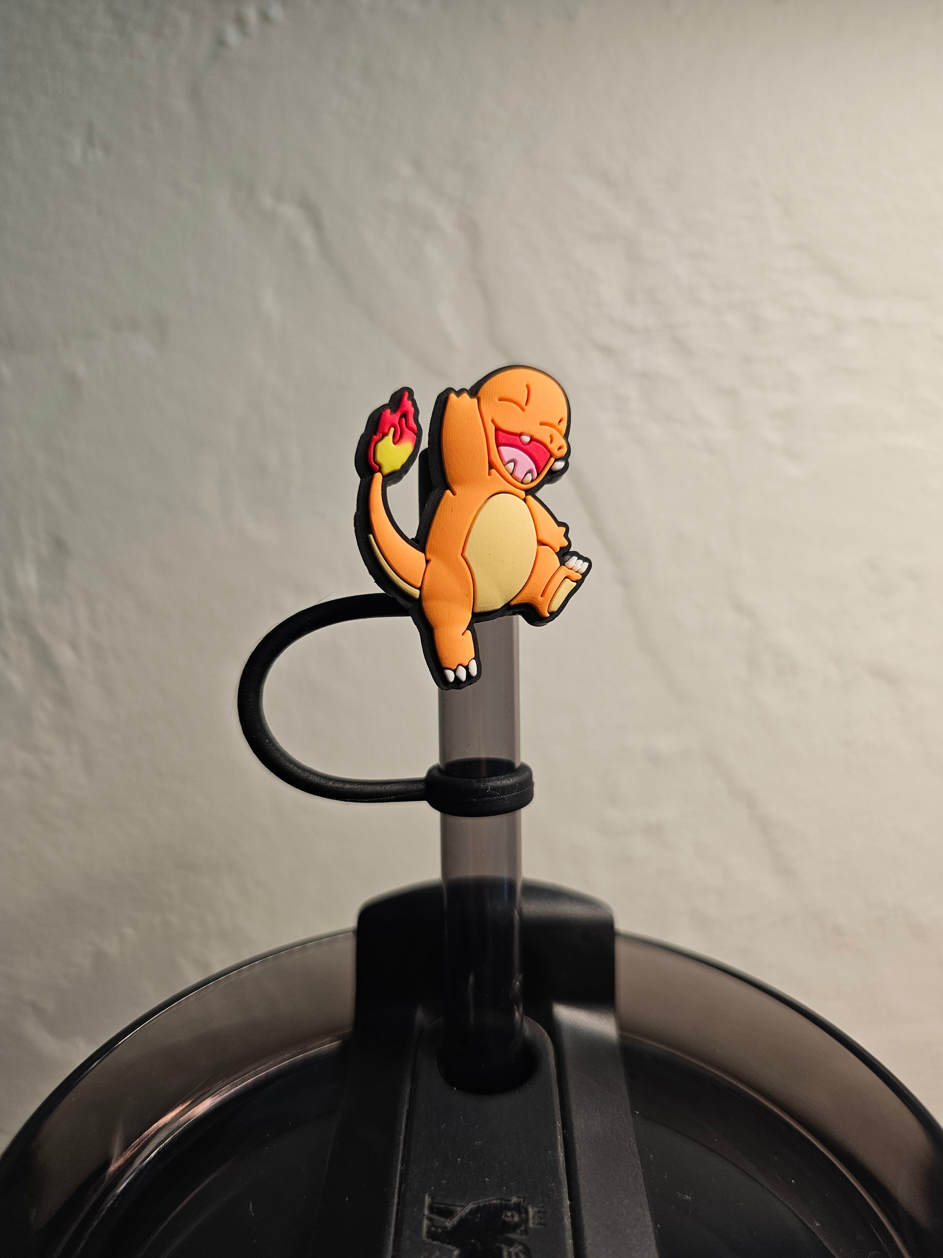 Pokémon Straw Toppers. 10mm Straw Opening. 3 Pack.