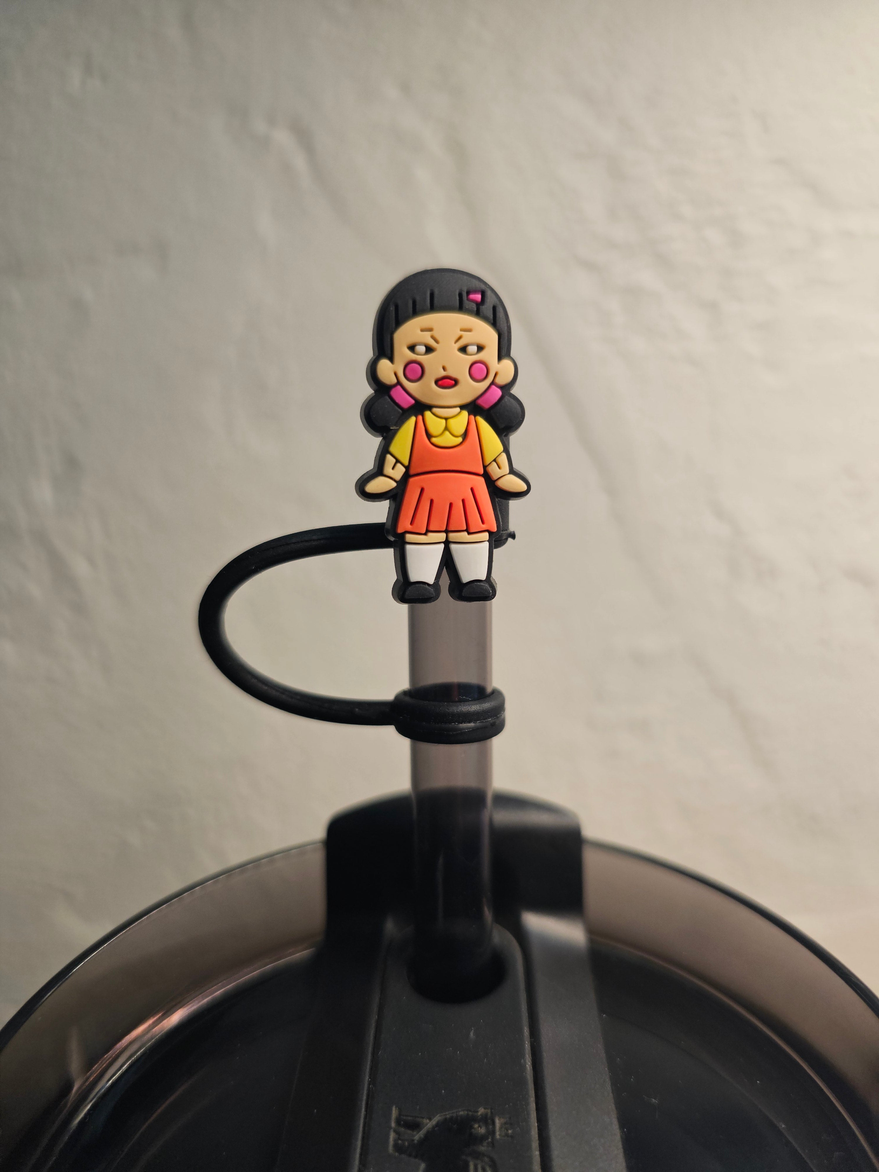 Squid Games Straw Toppers. 10mm Straw Opening. 3 Pack.