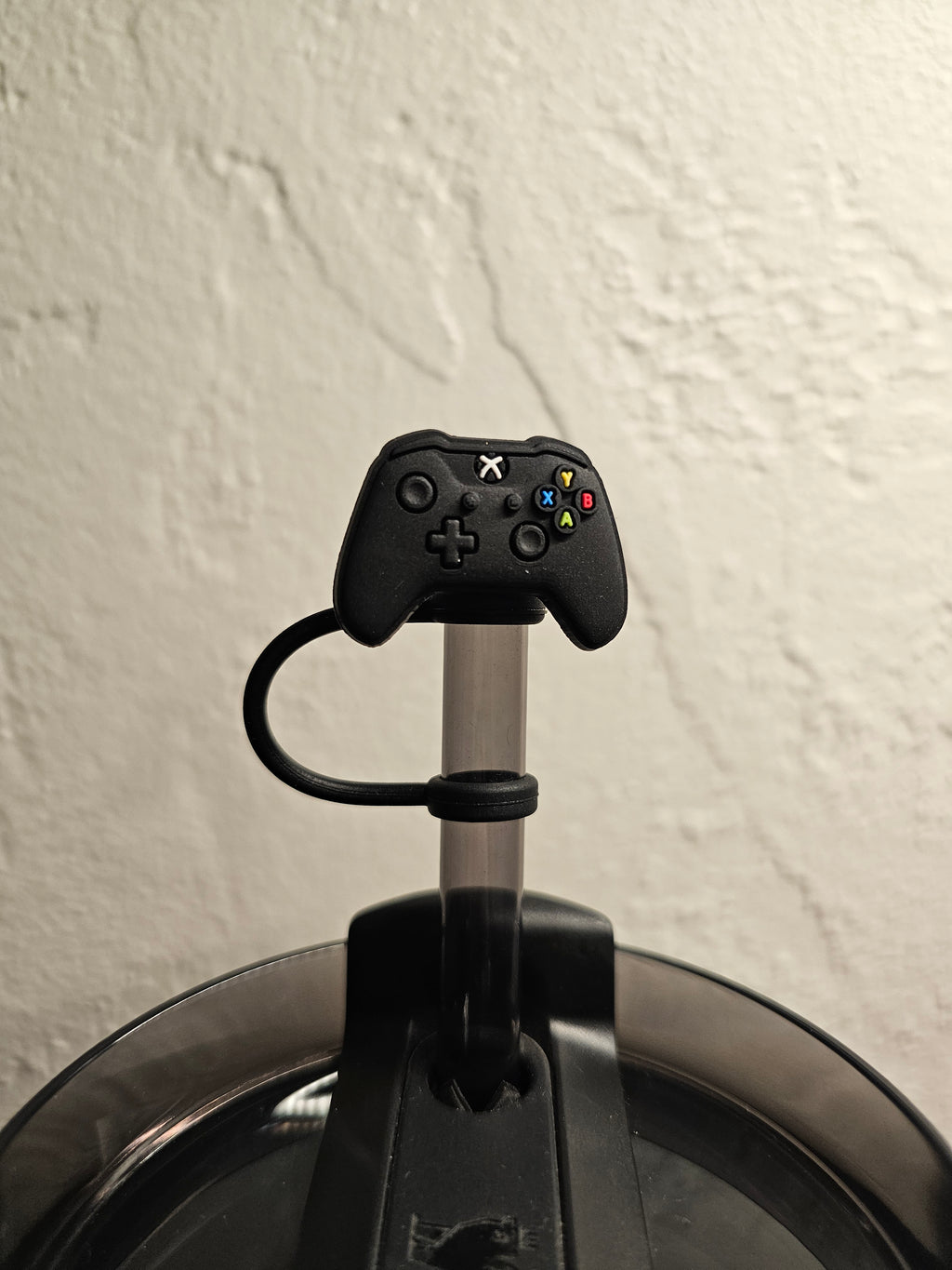 Video Game Console Controller Straw Toppers. 10mm Straw Opening. 2 Pack.