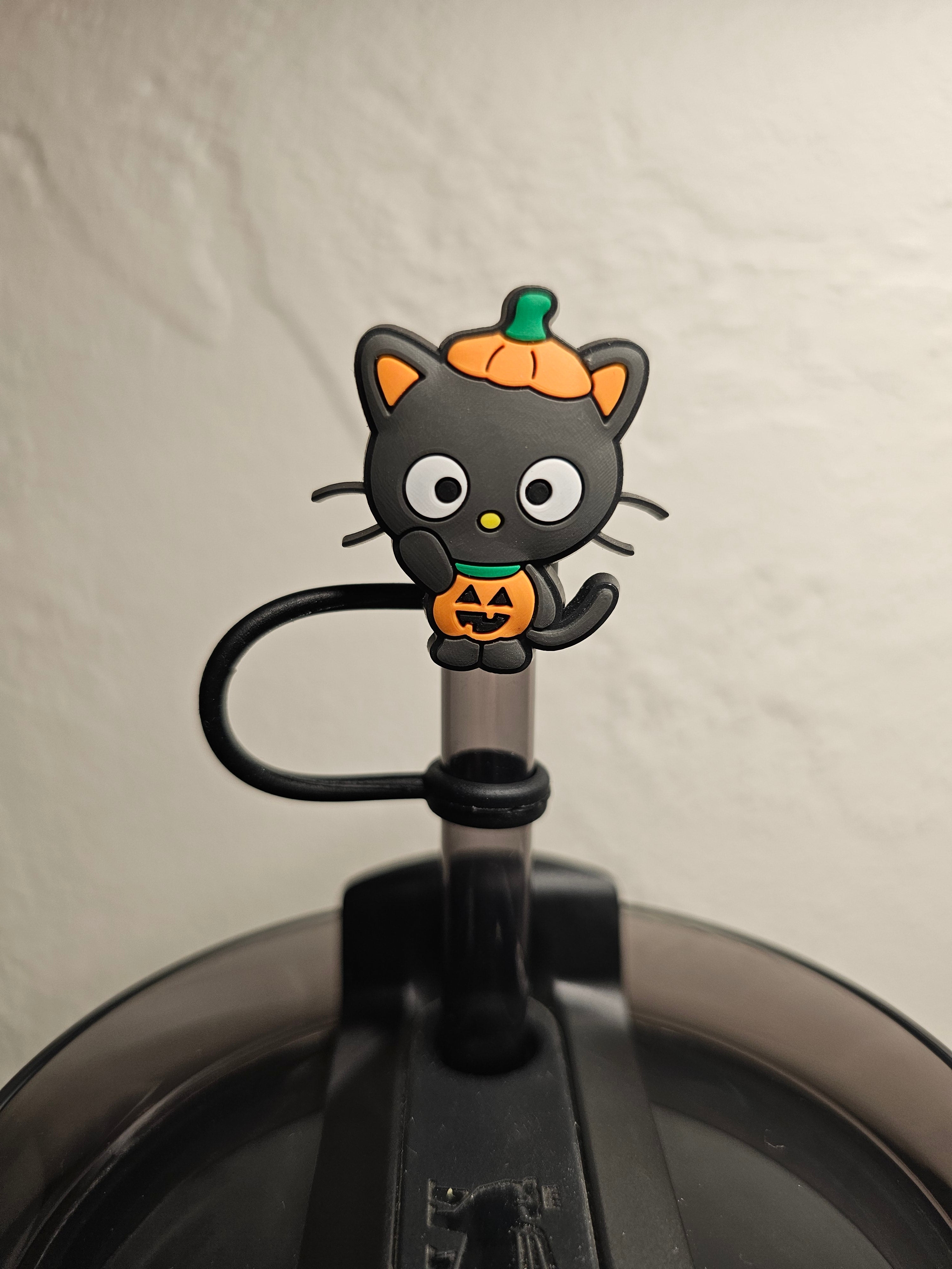 Hello Kitty Straw Toppers. 10mm Straw Opening. 5 Pack.