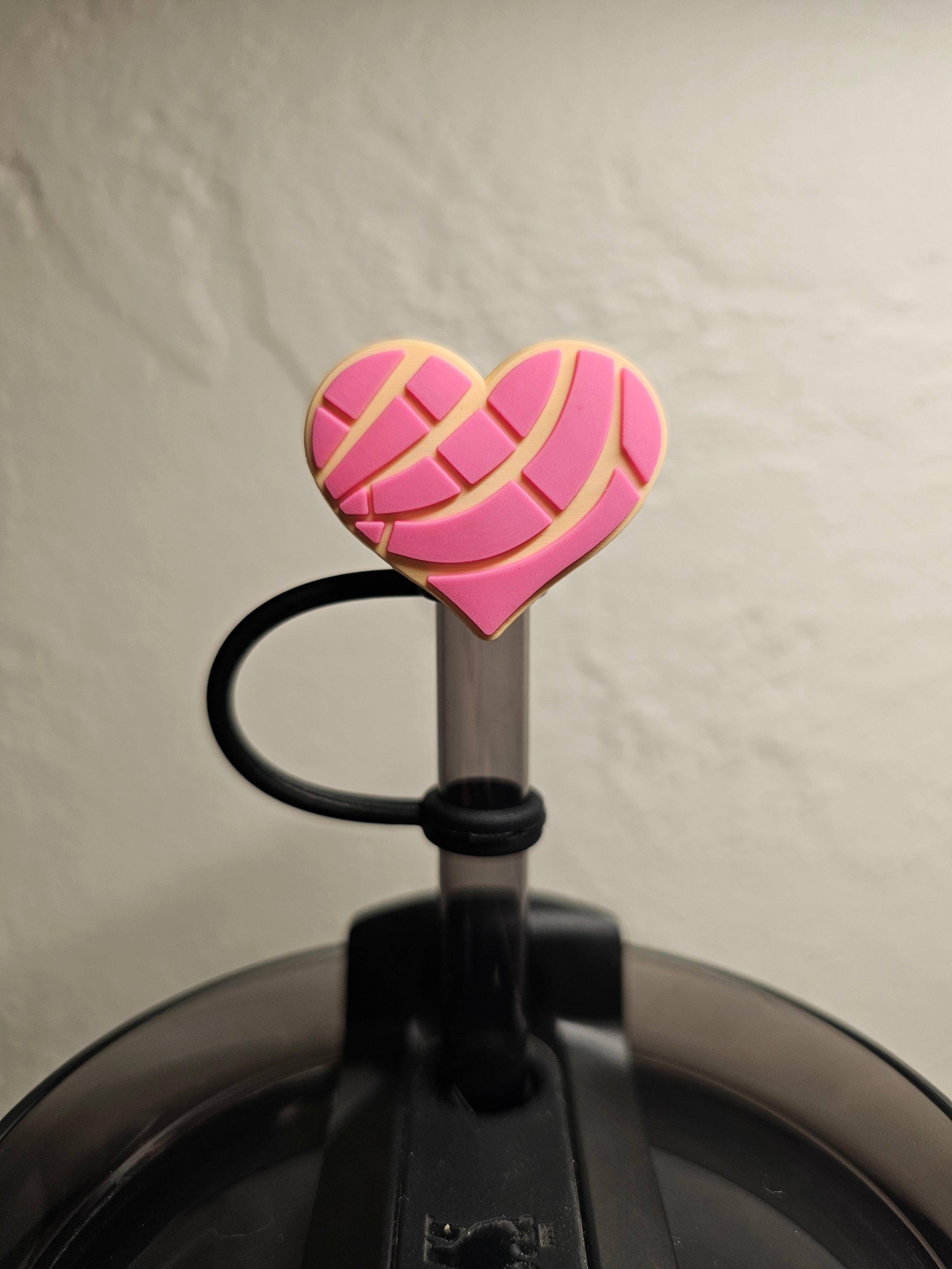 Concha Sweet Bread Straw Toppers. 10mm Straw Opening. 3 Pack.