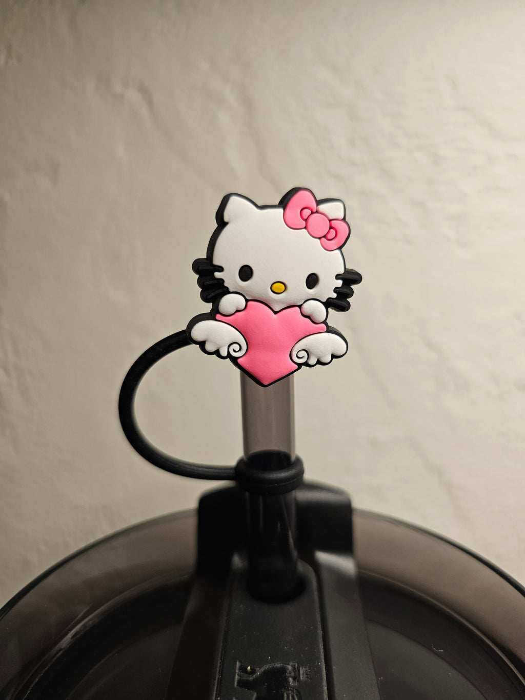 Hello Kitty Kawaii Straw Toppers. 10mm Straw Opening. 3 Pack.