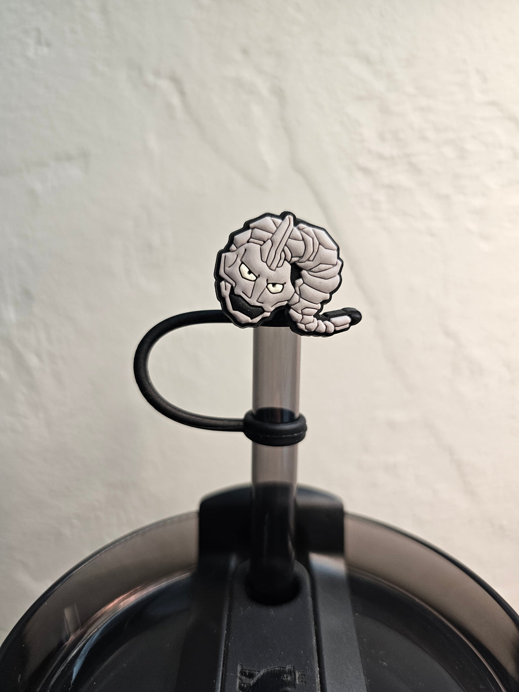 Pokémon Onix Straw Topper. 10mm Straw Opening.