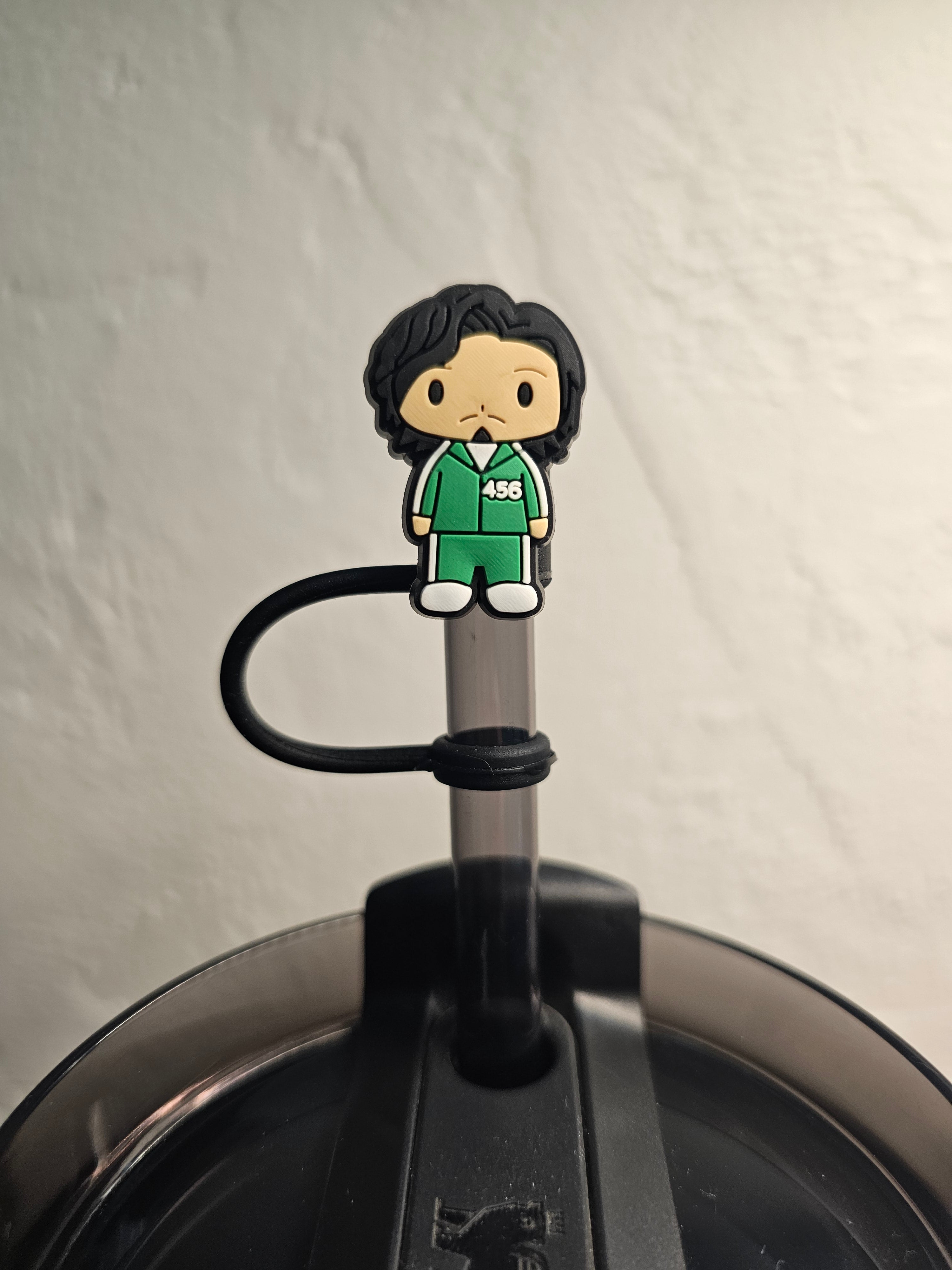 Squid Games Straw Toppers. 10mm Straw Opening. 3 Pack.