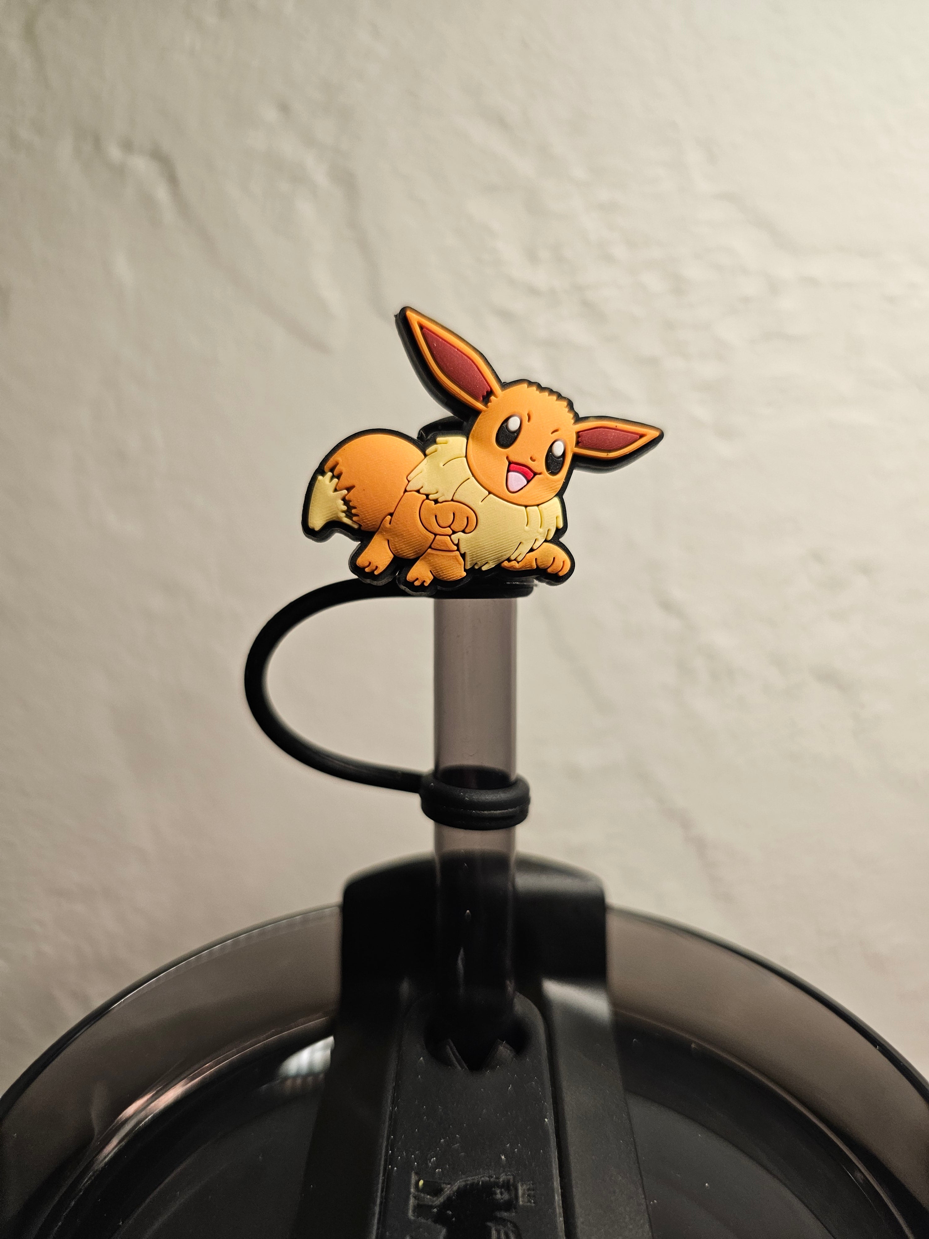 Pokémon Straw Toppers. 10mm Straw Opening. 4 Pack.