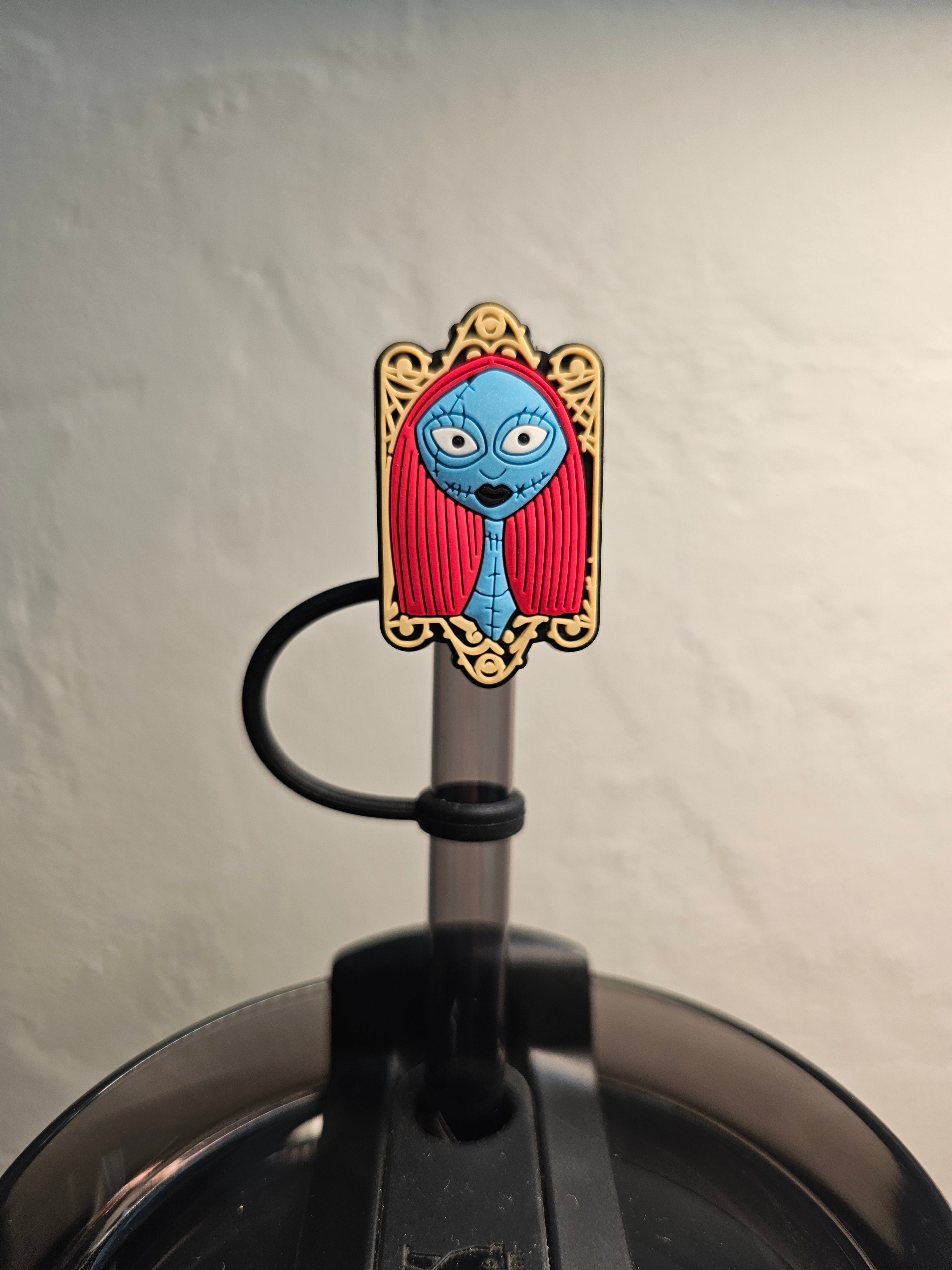 The Nightmare Before Christmas Straw Toppers. 10mm Straw Opening. 4 Pack.