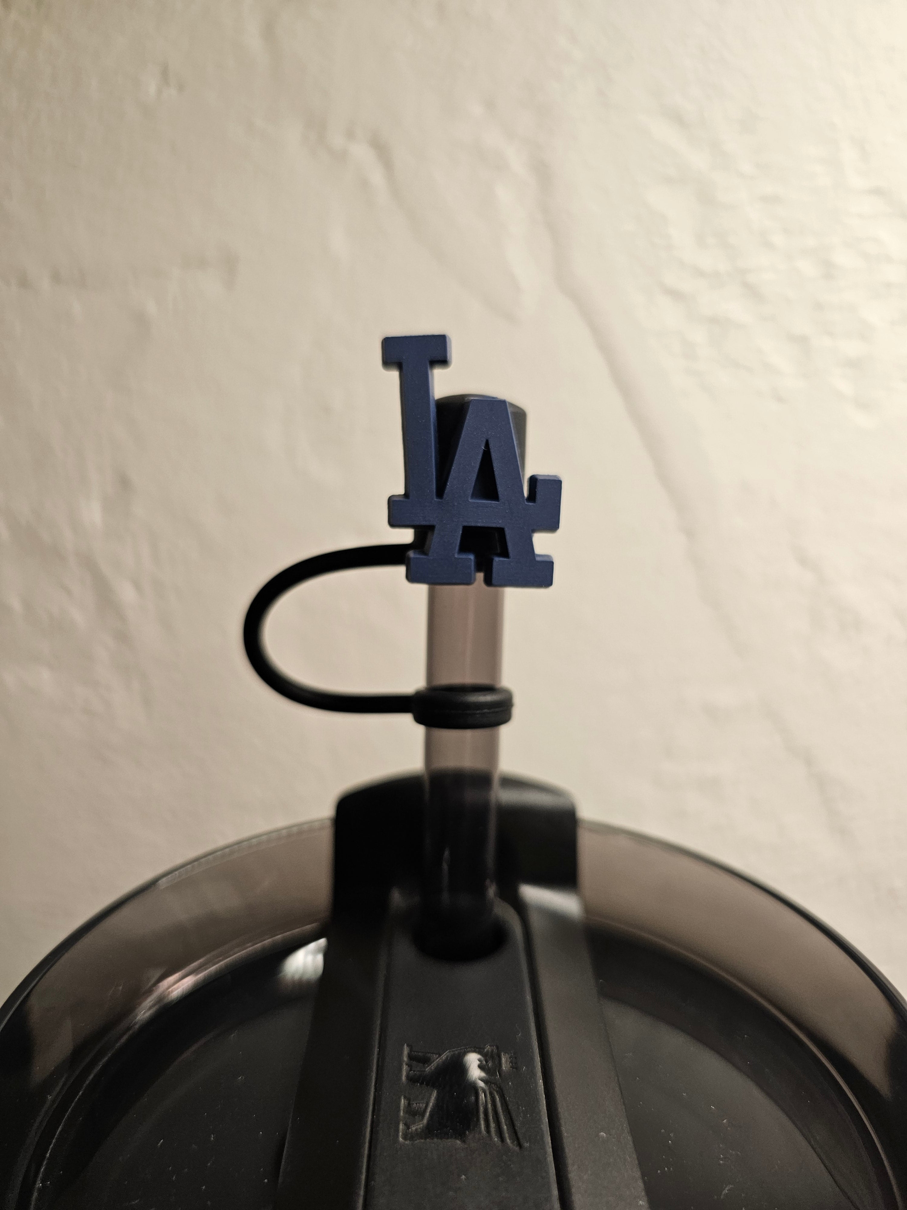 Los Angeles Dodgers Straw Toppers. 10mm Straw Opening. 4 Pack.