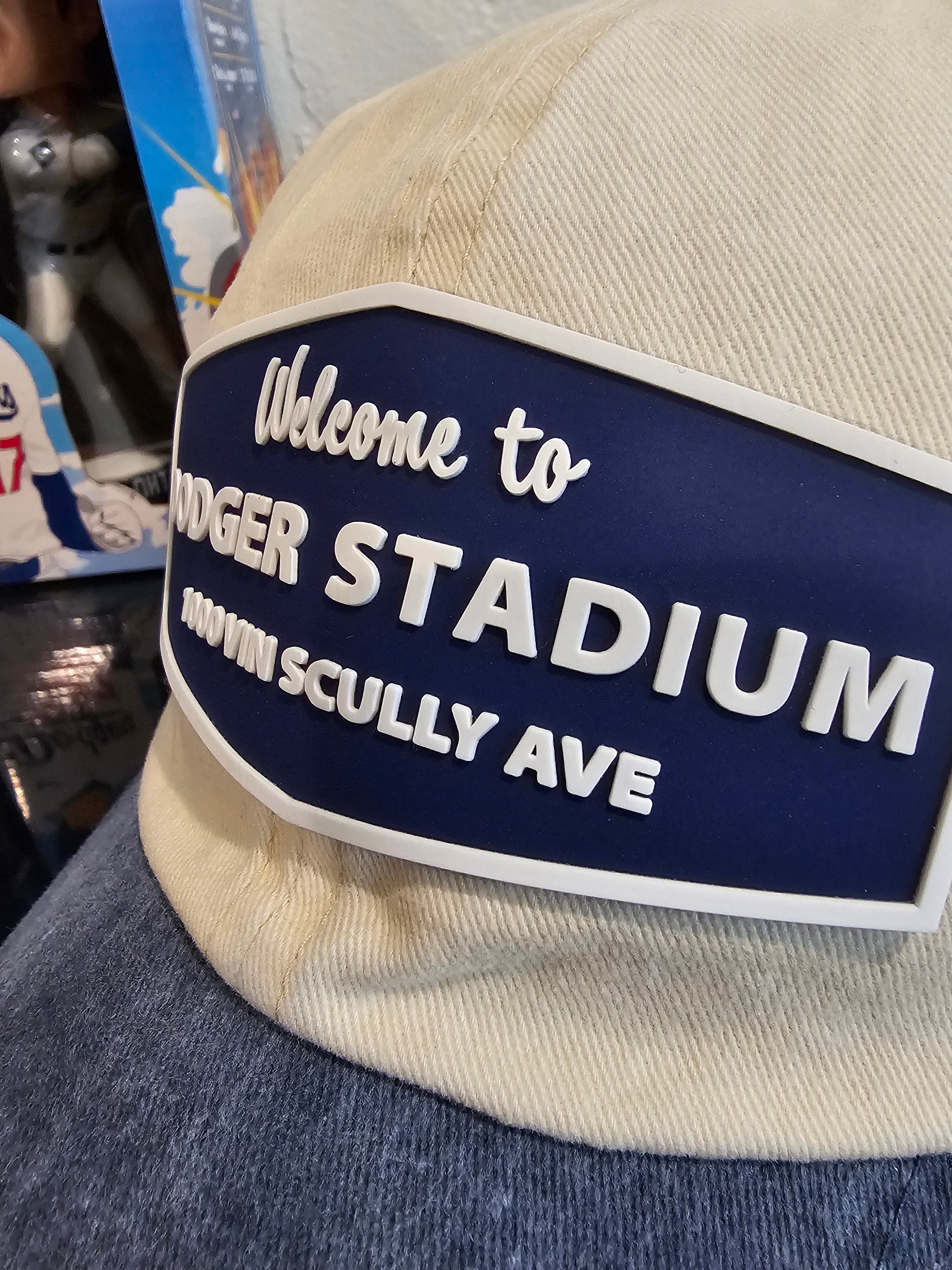 Los Angeles Dodgers "Dodger Stadium" PVC Patch Dad Hat.
