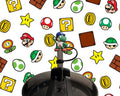 Los Angeles Dodgers Super Mario Yoshi Straw Topper. 10mm Straw Opening.
